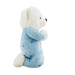 Urso Pelúcia - Reza Pai Nosso - Azul Claro