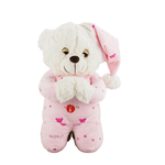 Urso Pelúcia - Reza Pai Nosso - Rosa Claro