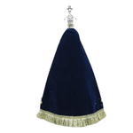 Imagem Resina - Nossa Senhora Aparecida 25 cm - Manto Tecido Bordado 