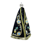 Imagem Resina - Nossa Senhora Aparecida 40 cm - Manto Tecido Bordado