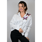 Camisa Branca Modelo Roma