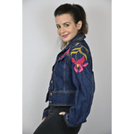  Jaqueta Jeans Azul Modelo Algarve