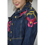  Jaqueta Jeans Azul Modelo Algarve