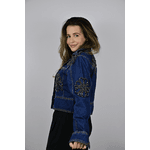 Jaqueta Jeans Preta Modelo Bangkok