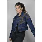Jaqueta Jeans Azul Modelo Genebra