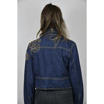 Jaqueta Jeans Azul Modelo Genebra