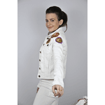 Jaqueta Jeans Off White Modelo Alexandria