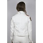 Jaqueta Jeans Off White Modelo Alexandria