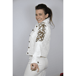 Jaqueta Jeans Off White Modelo Amarante 