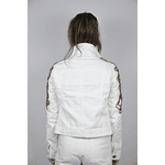 Jaqueta Jeans Off White Modelo Amarante 