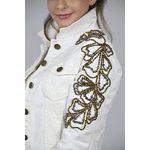 Jaqueta Jeans Off White Modelo Amarante 