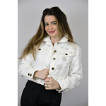 Jaqueta Jeans Off White Modelo Dallas