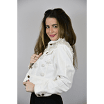 Jaqueta Jeans Off White Modelo Dallas