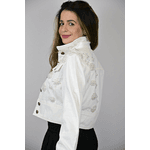 Jaqueta Jeans Off White Modelo Dallas