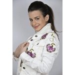 Jaqueta Jeans Off White Modelo Évora