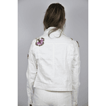 Jaqueta Jeans Off White Modelo Évora