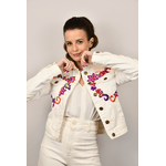 Jaqueta Jeans Off White Modelo Havana 