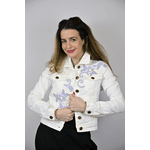 Jaqueta Jeans Off White Modelo Lille