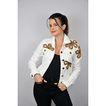 Jaqueta Jeans Off White Modelo Paris