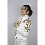 Jaqueta Jeans Off White Modelo Ravello