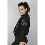 Jaqueta Jeans Preta Modelo Moscow