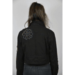 Jaqueta Jeans Preta Modelo Moscow