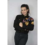 Jaqueta Jeans Preta Modelo Sardenha