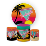 Kit Capas Painel + Trio Cilindros Tema Tardezinha 