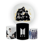 Kit Capa Painel Redondo + Cilindros BTS Kpop - 0045