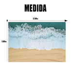 Tapate Decorativo Temático Praia Mar 