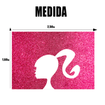 Tapete Temático Decorativo Boneca Barbie Pink