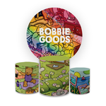 Kit Capa Painel Redondo + Trio Cilindros Tema Bobbie Goods 