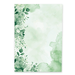 Kit Casadinho + Painel Romano Tema Floral Verde