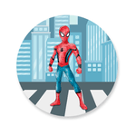 Capa Painel Redondo Homem Aranha Azul