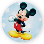 Painel Redondo Decorativo Mickey