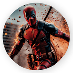 Capa Painel Redondo Deadpool