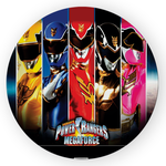 Painel Redondo Decorativo Power Rangers