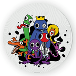 Painel Redondo Decorativo Rainbow Friends