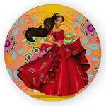 Painel Redondo Decorativo Princesa Elena