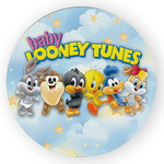 Painel Redondo Decorativo Looney Tunes