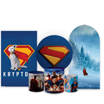 Kit Capa Decorativa Completo Painel Tema Super Man Herói