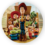 Capa Painel Redondo Decorativo Toy Story 