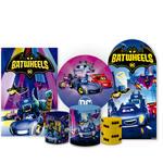 Kit Capa Painel Completo Decoração Festa Infantil Tema Batwheels