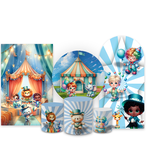 Kit Capa Painel Completo Decoração Festa Tema Circo