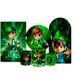 Kit Capa Painel Completo Decoração Festa Infantil Ben 10 