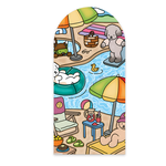 Painel Romano Veste Fácil Decoração de Aniversário Tema Bobbie Goods
