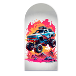 Painel Romano Veste Fácil Decoração Para Comemoração de Aniversário Hotwheels