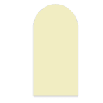 Painel Romano Veste Fácil Decoração Para Comemoração de Aniversário Liso Amarelo Pastel