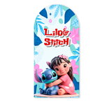 Painel Romano Veste Fácil Decoração de Aniversário Tema Lilo e Stitch