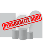 Kit Completo + Trio Cilindro + Painel Redondo + Painel Retangular + Painel Romano Personalizado